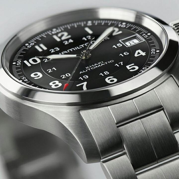ボーナスストア＋10% ハミルトン  HAMILTON  カーキ フィールド オート  Khaki Field Auto   自動巻き  38mm 10気圧防水 正規品 2年保証 H70455133の画像