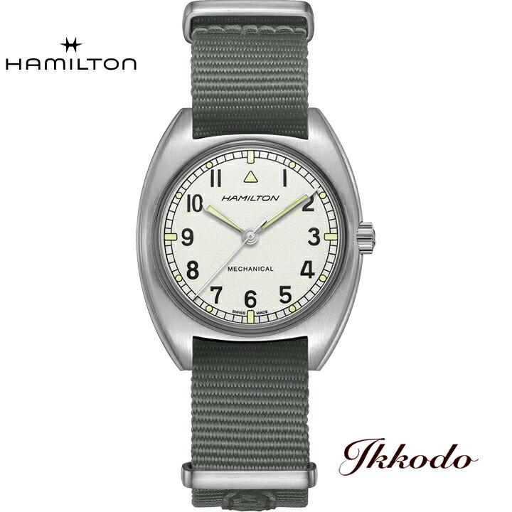 ボーナスストア＋10% ハミルトン HAMILTON カーキアビエーション PILOT 