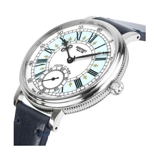 BERTHET ベルテ LYSリス 手巻き ブラウンレザーストラップ 50M防水 46mm 日本国内正規品 2年保証 LYS.46.BL.S.L【LYS46BLSL】の画像
