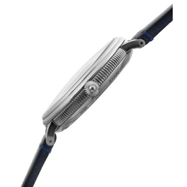 BERTHET ベルテ LYSリス 手巻き ブラウンレザーストラップ 50M防水 46mm 日本国内正規品 2年保証 LYS.46.BL.S.L【LYS46BLSL】の画像