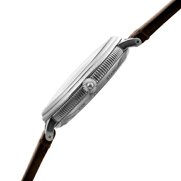 BERTHET ベルテ LYSリス 手巻き ブラウンレザーストラップ 50M防水 46mm 日本国内正規品 2年保証 LYS.46.PK.S.L【LYS46PKSL】 あすつくの画像