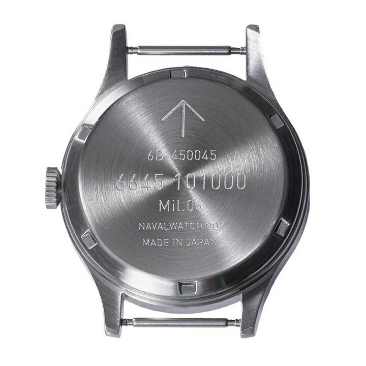 ナバルウォッチ Naval Watch ミリタリー military Automatic British ROYAL Army "W10"  TYPE 38mm 自動巻き 正規品 MIL.-06 SV/BK【MIL06SVBK】の画像