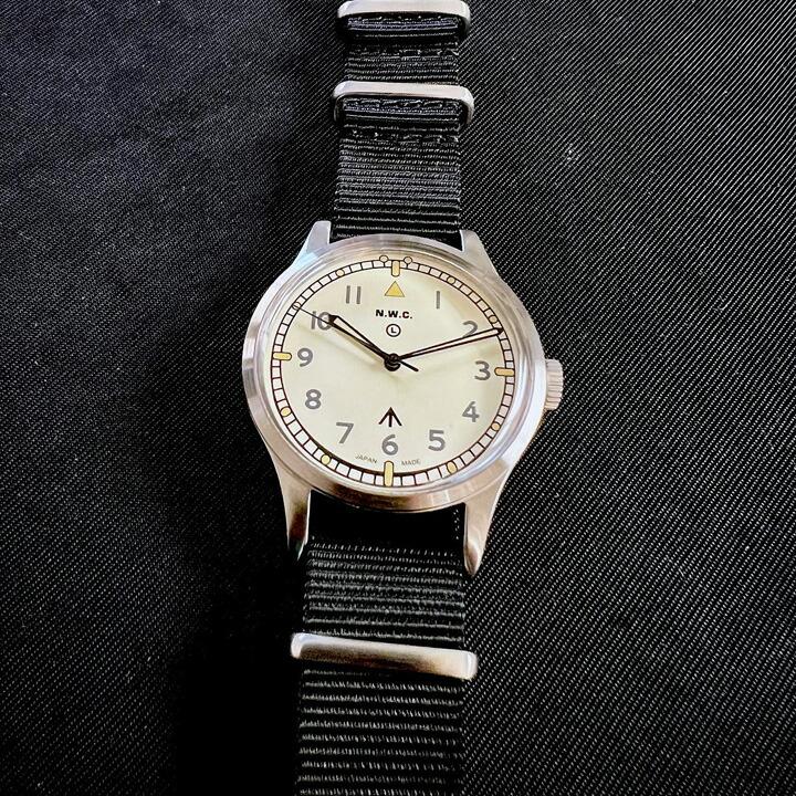 ナバルウォッチ Naval Watch ミリタリー military Automatic British ROYAL Army "W10"  TYPE 自動巻き 正規品  腕時計 MIL.-06 SV/WHの画像