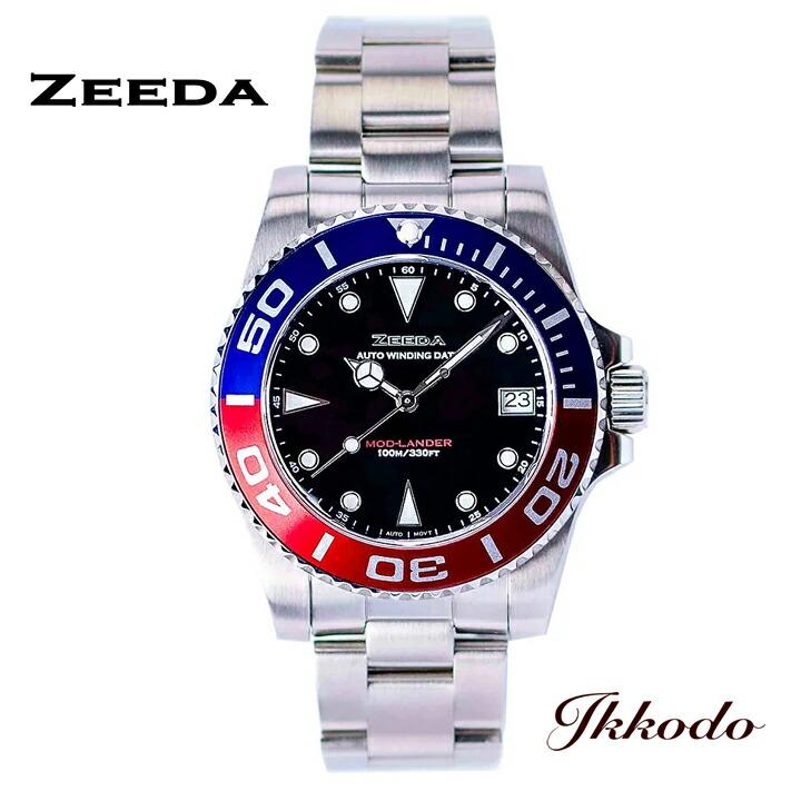 生産終了決定 ジーダ ZEEDA モッドランダー 自動巻き 40mm 10気圧防水 