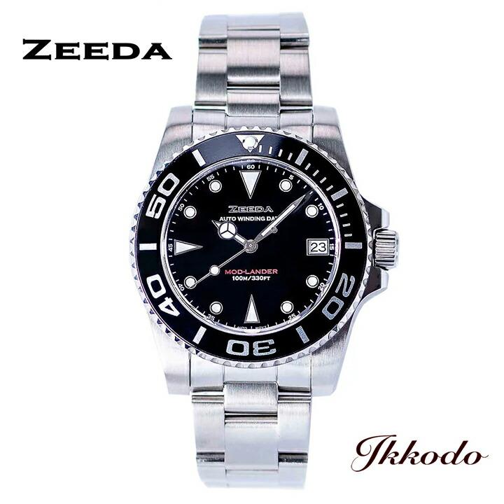 生産終了決定 ジーダ ZEEDA モッドランダー 自動巻き 40mm 10気圧防水