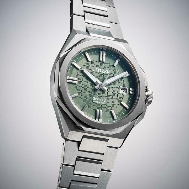 ボーナスストア＋10% シチズン CITIZEN シリーズエイト Series 8  Mechanical  自動巻き 39.3mm 10気圧防水 正規品 腕時計 NB6080-51W  NB608051Wの画像