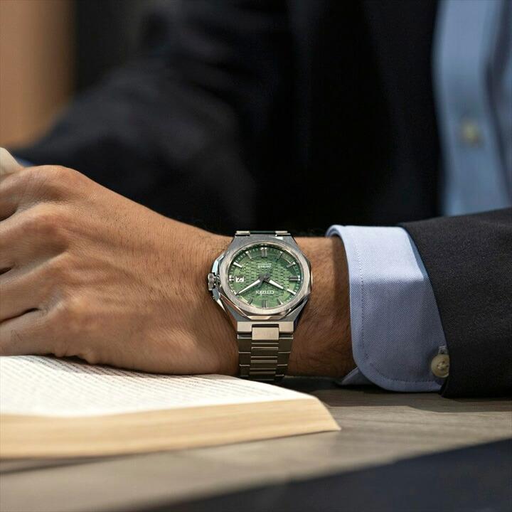 ボーナスストア＋10% シチズン CITIZEN シリーズエイト Series 8  Mechanical  自動巻き 39.3mm 10気圧防水 正規品 腕時計 NB6080-51W  NB608051Wの画像