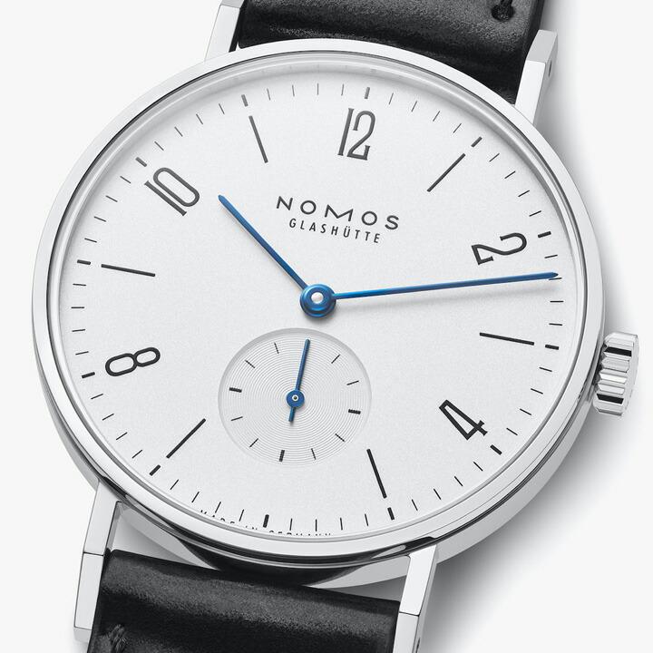 国内正規品 NOMOS ノモス タンジェント 手巻き 青焼き針 裏スケ 美品 LONGINES（ロンジン） ボーナスストア＋10% NOMOS ノモス タンジェント