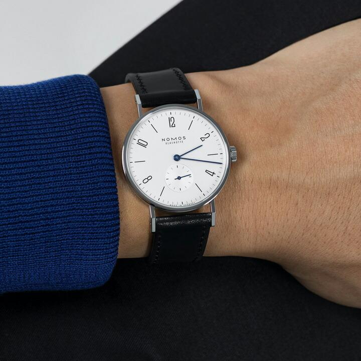 国内正規品 NOMOS ノモス タンジェント 手巻き 青焼き針 裏スケ 美品 LONGINES（ロンジン） ボーナスストア＋10% NOMOS ノモス タンジェント