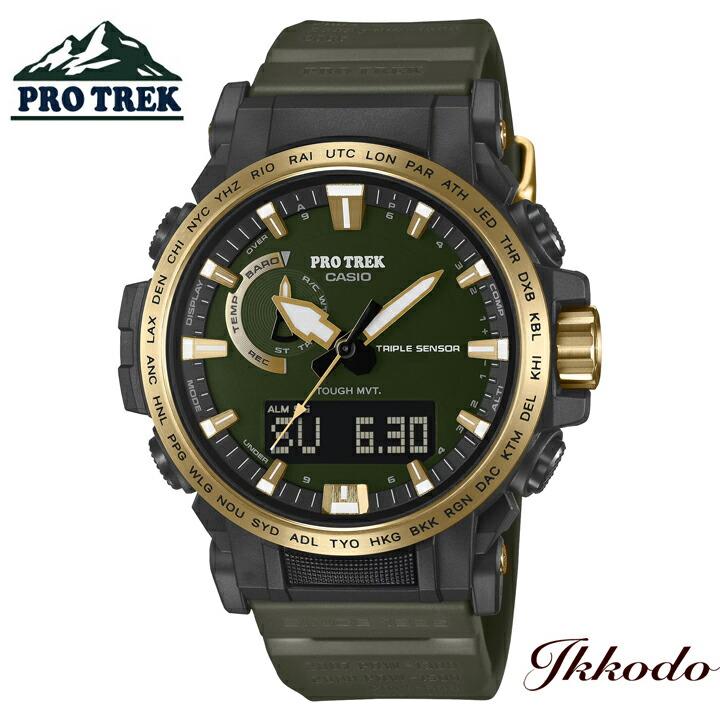 CASIO PRO TREK ソーラー腕時計 電波時計　美品 PRO TREK 30周年記念モデル プロトレック カシオ CASIO タフソーラー