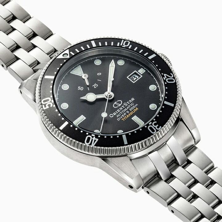 ボーナスストア＋10% オリエントスター ORIENT STAR M42 ダイバー1964 2ndエディション F6 チタン製 自動巻き 41mm 200M防水 正規品 腕時計 RK-AU0701Bの画像