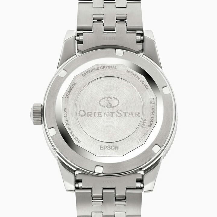 ボーナスストア＋10% オリエントスター ORIENT STAR M42 ダイバー1964 2ndエディション F6 チタン製 自動巻き 41mm 200M防水 正規品 腕時計 RK-AU0701Bの画像