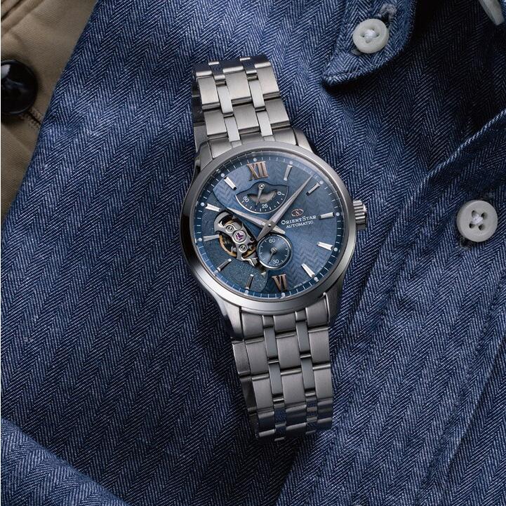 ボーナスストア＋10% オリエントスター ORIENT STAR  レイヤードスケルトン 自動巻き 41mm 10気圧防水 正規品 腕時計 RK-AV0B08L  RKAV0B08Lの画像