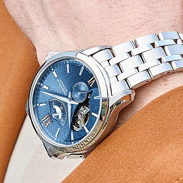 ボーナスストア＋10% オリエントスター ORIENT STAR  レイヤードスケルトン 自動巻き 41mm 10気圧防水 正規品 腕時計 RK-AV0B08L  RKAV0B08Lの画像