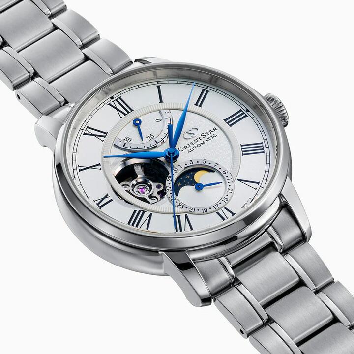 オリエントスター　ムーンフェイズ　自動巻き オリエントスター 新しいメカニカルムーンフェイズが与える“シームレス