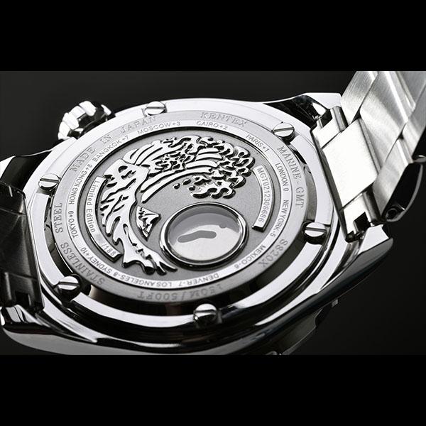 ボーナスストア＋10% ケンテックス KENTEX 限定20本 マリンGMT 自動巻き 44.8mm 150M防水 ラバーストラップ付属 正規品 腕時計 S820X-09の画像