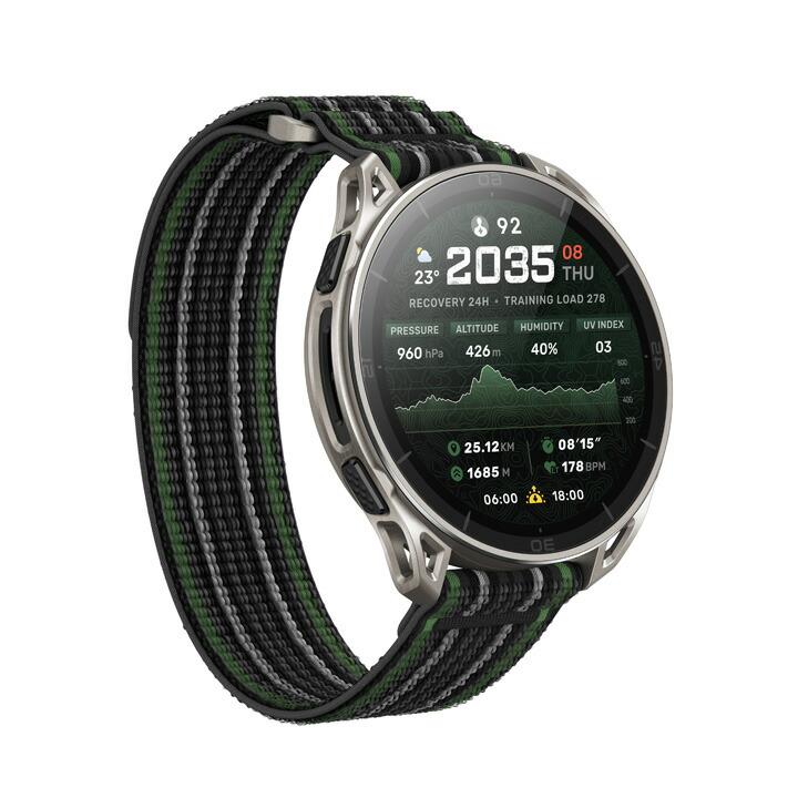 アマズフィット Amazfit チーター 2 ウルトラ Cheetah 2 Ultra  チタン スマートウォッチ 64Gストレージ 心拍 睡眠 健康管理 音声操作 AI 正規品 SP170084の画像
