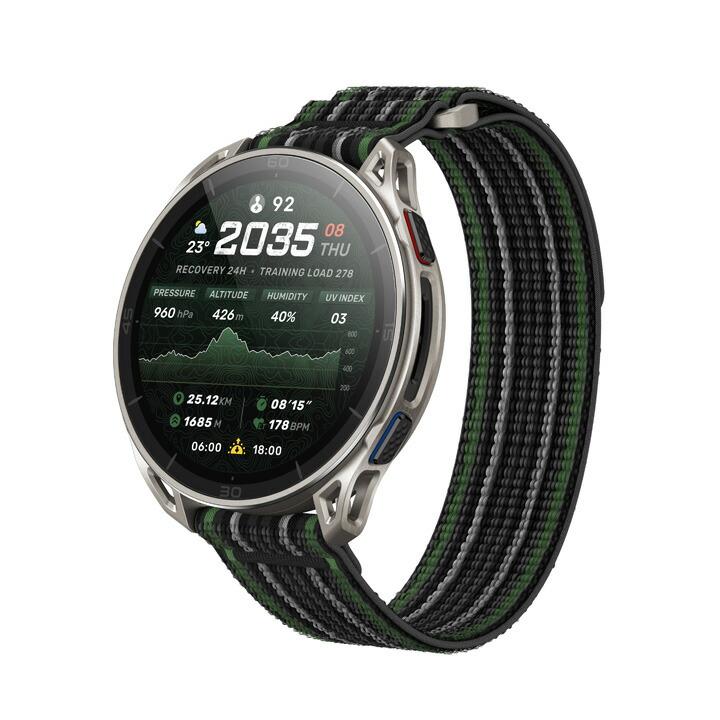 アマズフィット Amazfit チーター 2 ウルトラ Cheetah 2 Ultra  チタン スマートウォッチ 64Gストレージ 心拍 睡眠 健康管理 音声操作 AI 正規品 SP170084の画像