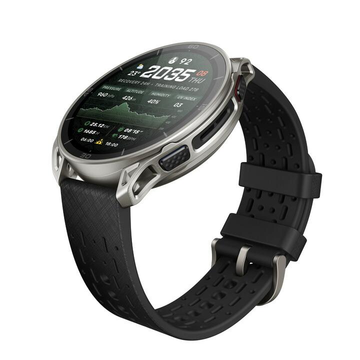 アマズフィット Amazfit チーター 2 ウルトラ Cheetah 2 Ultra  チタン スマートウォッチ 64Gストレージ 心拍 睡眠 健康管理 音声操作 AI 正規品 SP170084の画像