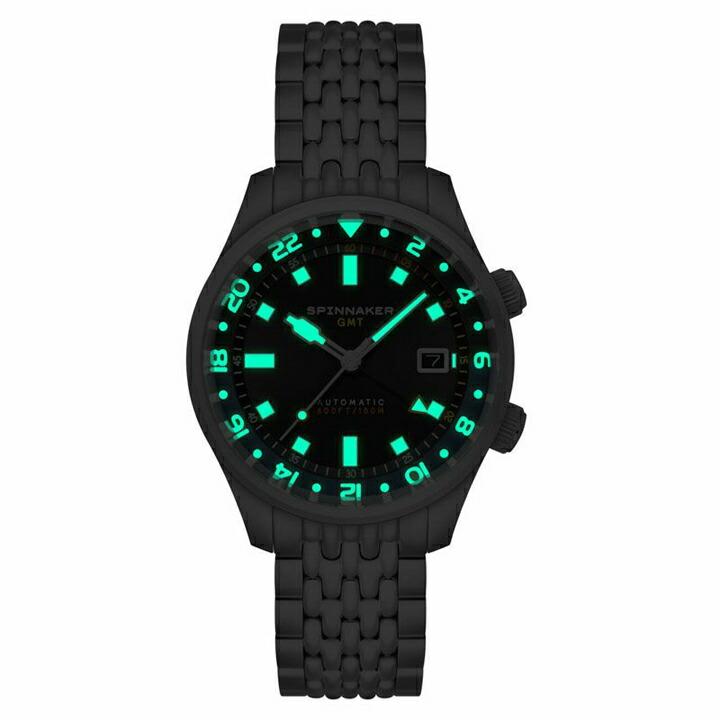 ボーナスストア＋10% スピニカー ブラッドナー SPINNAKER BRADNER GMT AUTOMATIC 自動巻き 42mm 18気圧防水 腕時計 正規品 2年保証 SP-5121-66の画像