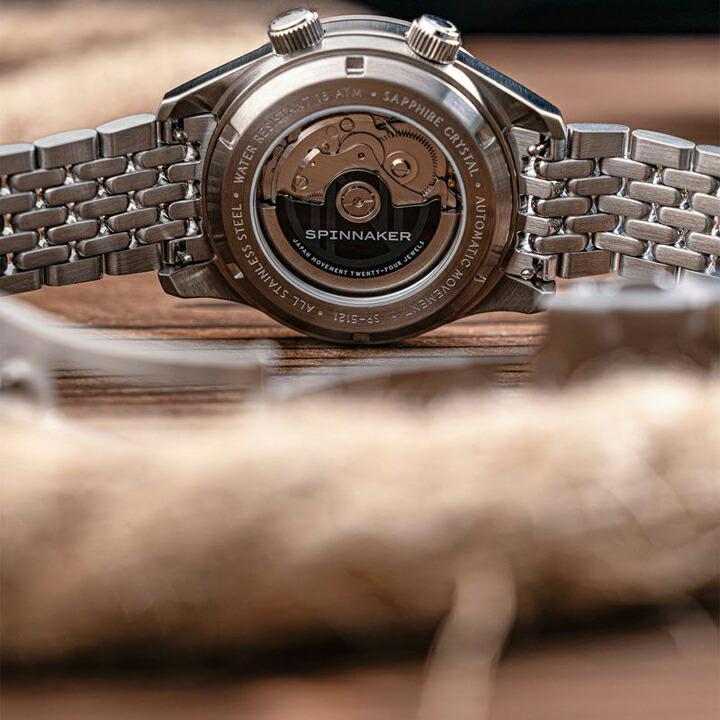 ボーナスストア＋10% スピニカー ブラッドナー SPINNAKER BRADNER GMT AUTOMATIC 自動巻き 42mm 18気圧防水 腕時計 正規品 2年保証 SP-5121-66の画像