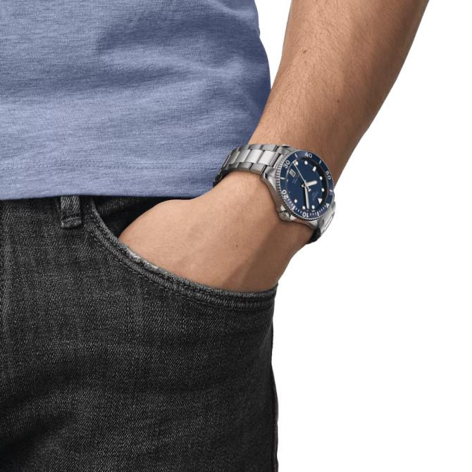 ボーナスストア＋10% ご購入特典対象商品 TISSOT ティソ SEASTAR シースター 1000 クォーツ 40mm 30気圧防水 正規品  T120.410.11.041.00の画像