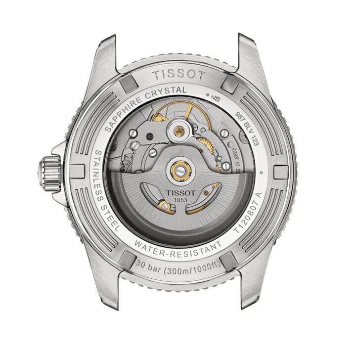 【ご購入特典対象商品】TISSOT ティソ SEASTAR 1000 シースター1000 自動巻 40mm 30気圧防水 腕時計 正規品 2年保証 T120.807.22.051.00 【T120.8072205100】の画像