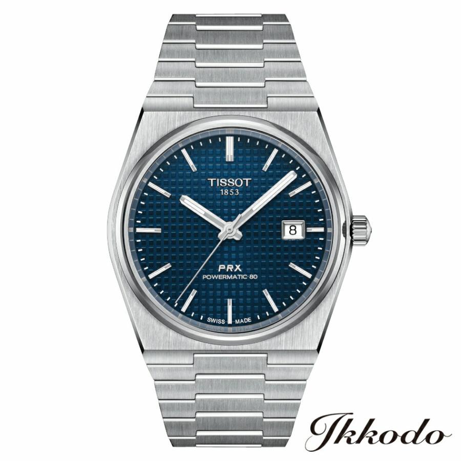 TISSOT ティソ T-CLASSIC PRX POWERMATIC 80 AUTOMATIC 自動巻き 10気圧防水 腕時計 正規品 2年保証 T137.407.11.041.00【T1374071104100】 :T1374071104100:城下町松本の時計店一光堂 - 通販 - TISSOT ティソ T-CLASSIC PRX POWERMATIC 80 AUTOMATIC 自動巻き 10気圧防水 腕時計 正規品 2年保証 T137.407.11.041.00【T1374071104100】 :T1374071104100:城下町松本の時計店一光堂 - 通販 -