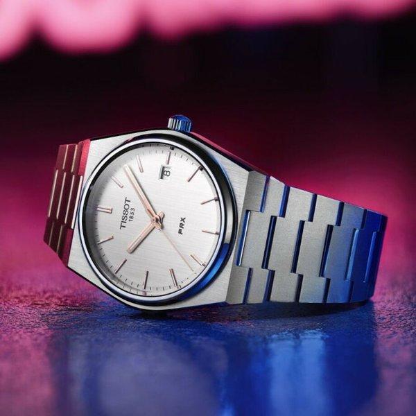 ボーナスストア＋10% TISSOT ティソ T-CLASSIC PRX クォーツ  316Lステンレススチールケース 10気圧防水 腕時計 日本国内正規品 T137.410.11.031.00の画像