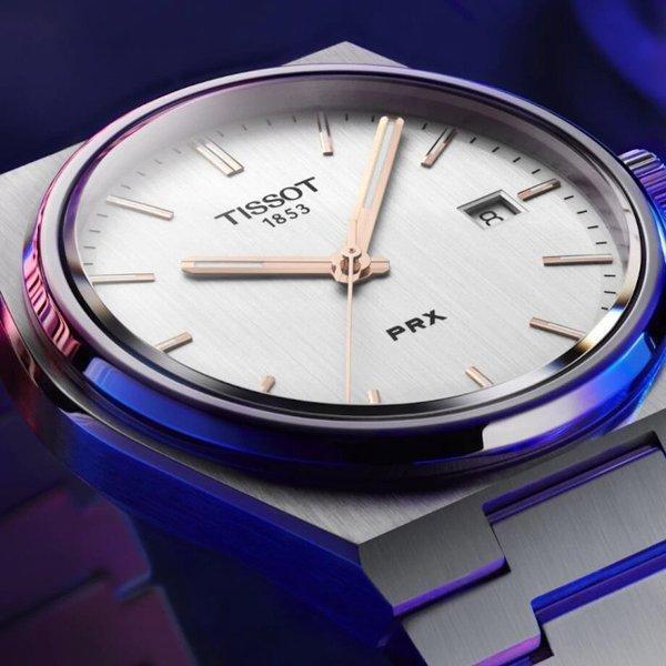 ボーナスストア＋10% TISSOT ティソ T-CLASSIC PRX クォーツ  316Lステンレススチールケース 10気圧防水 腕時計 日本国内正規品 T137.410.11.031.00の画像