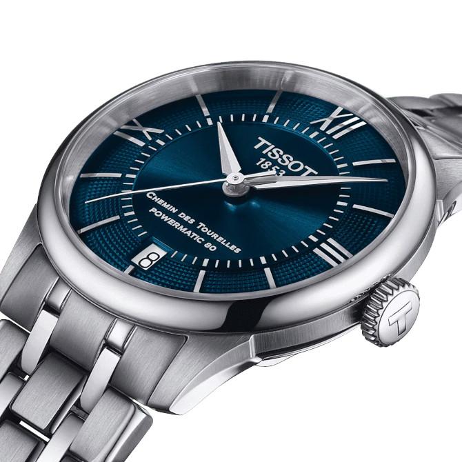 ボーナスストア＋10% TISSOT ティソ シュマン・デ・トゥレル パワーマティック80 自動巻き 34mm 5気圧防水 正規品 腕時計 T139.207.11.048.00の画像