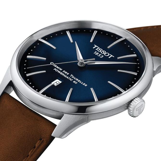 ボーナスストア＋10% TISSOT ティソ シュマン・デ・トゥレル パワーマティック80 自動巻き 42mm 5気圧防水 正規品 メンズ腕時計 T139.407.16.041.00の画像
