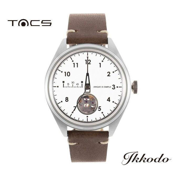 【土日祝日限定価格】TACS TIME RULER 自動巻き腕時計　美品 TACS TIME RULER TS2204B 2針自動巻き腕時計 タックス 腕時計