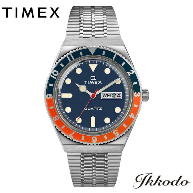 タイメックス TIMEX Q クォーツ ステンレスケース 38mm 5気圧防水 日本