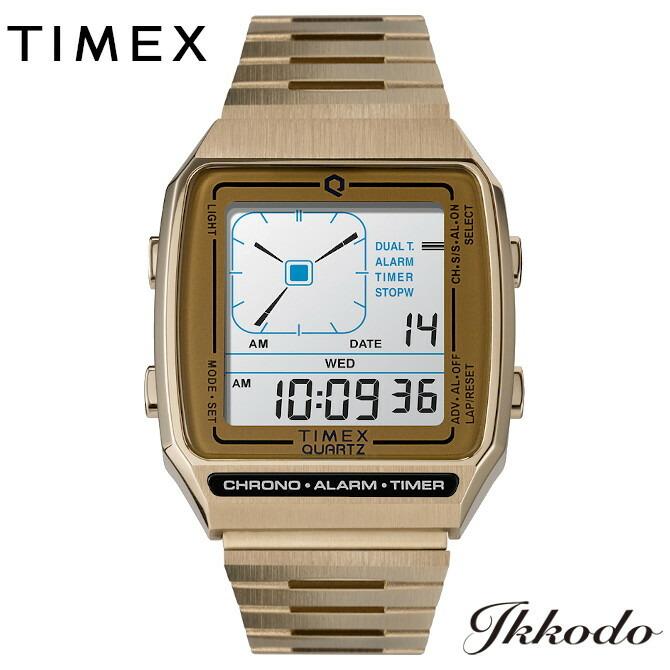TIMEX タイメックス Q Reissue Digital クォーツ ステンレスケース