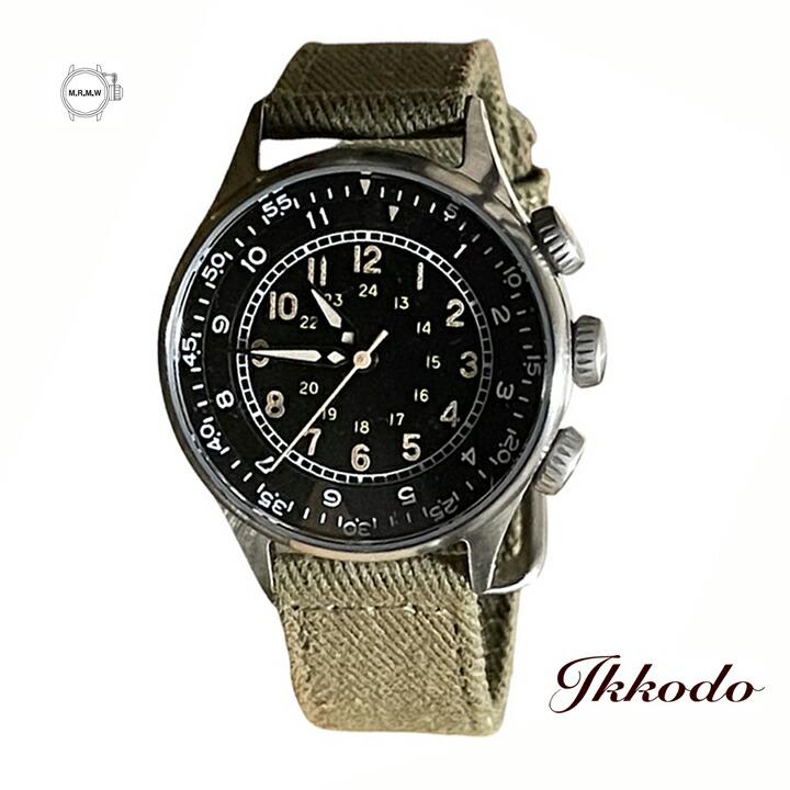 M.R.M.W. モントルロロイ  TYPE A-15 Elapsed Time watch タイプA-15 エラプス タイムウォッチ クォーツ 5気圧防水 正規品 1年保証 ミリタリーウォッチの画像