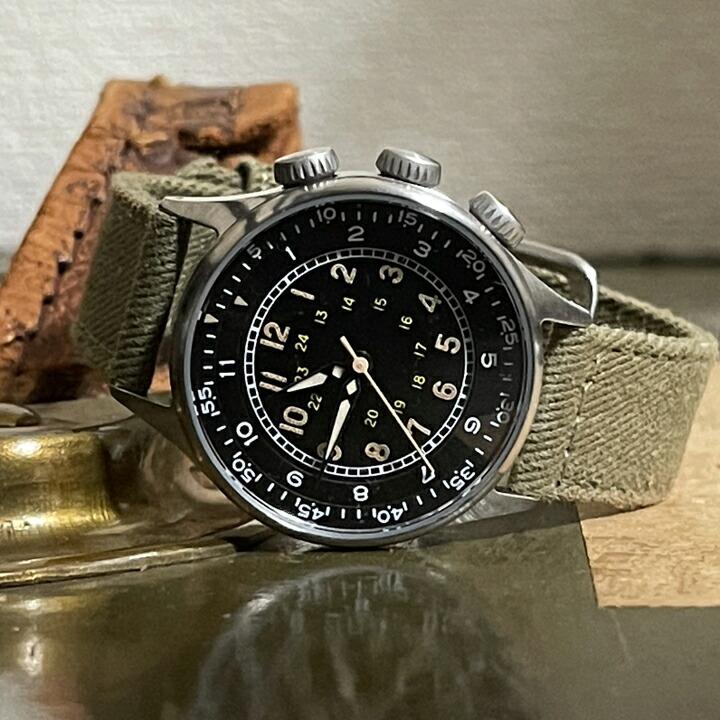 M.R.M.W. モントルロロイ TYPE A-15 Elapsed Time watch タイプA