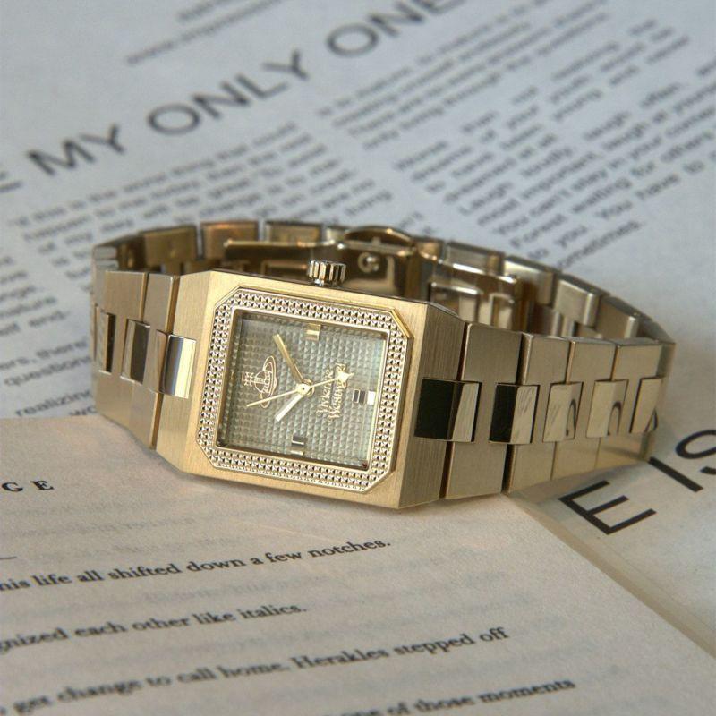 ヴィヴィアンウエストウッド Vivienne Westwood ブランズウィック クォーツ レディース 腕時計 24mm 5気圧防水 正規品 VV333LOLGDの画像