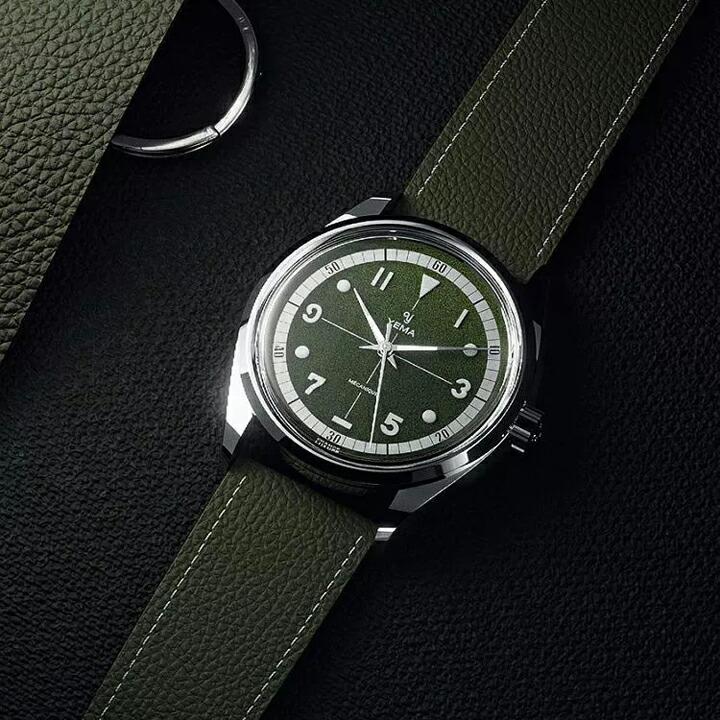 ボーナスストア＋10% イエマ YEMA アーバン・フィールド フランス製 手巻き 37.5mm 日本国内正規品 腕時計 2年間メーカー保証 YFLD23-37-ZZ65Sの画像