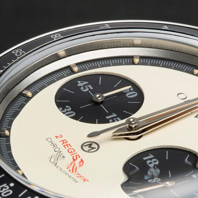 ボーナスストア＋10% アウトライン アウトライン・2レジスタークロノ シリーズ I パンダ OUTLINE  PANDA クォーツ 37.8mm 正規品 YK20232-1WHの画像