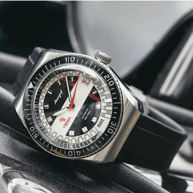 イエマ YEMA ミーングラフ MEANGRAF スー・マリーン SOUS MARINE R60 YEMA2000 自動巻き 30気圧防水 正規品 腕時計 2年間保証 YMEAN22-ARBSの画像