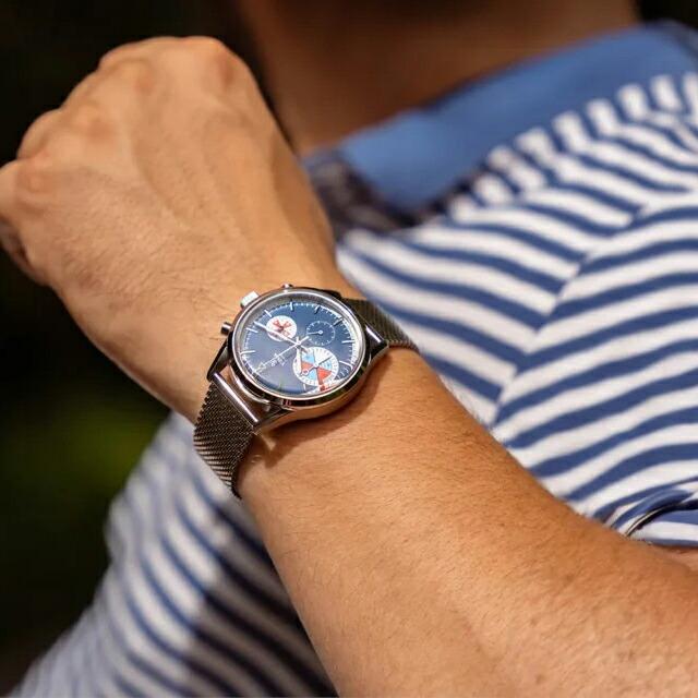 イエマ YEMA ヨッティングラフ メカクォーツ フランス製 クロノグラフ