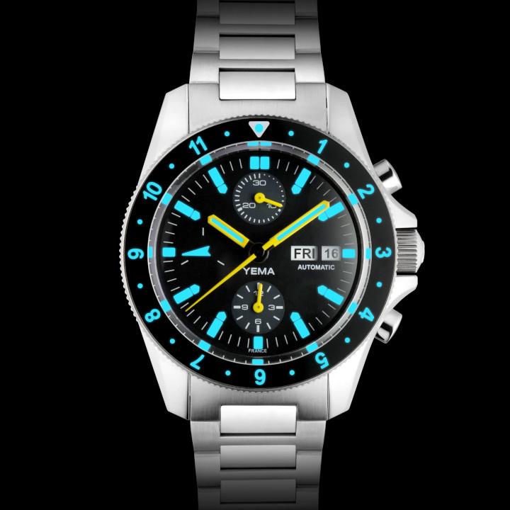 イエマ YEMA ネイビーグラフ クロノ UTC Navygraph Chrono 自動巻き