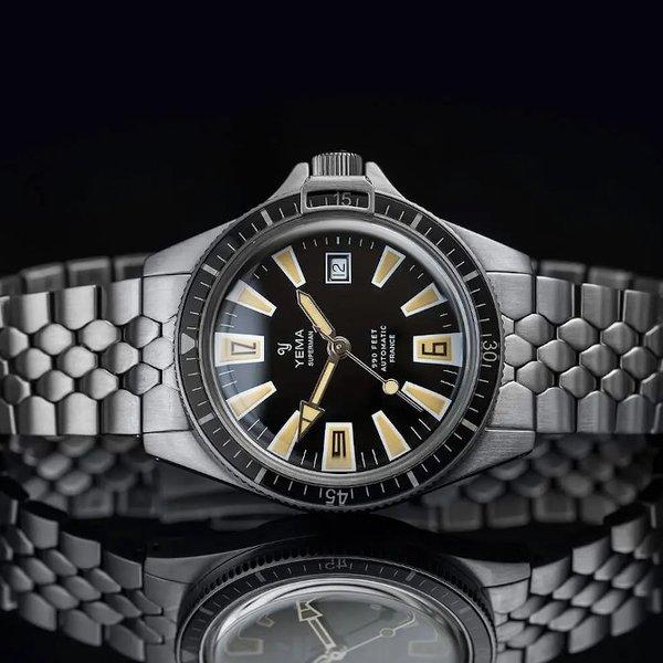 YEMA Superman II ダイバー 腕時計 300M防水 数量限定1,000本 イエマ YEMA スーパーマン スキンダイバー Superman