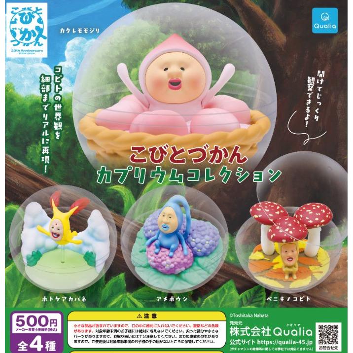 こびとづかん カプリウムコレクション 全4種コンプセット ガチャ : 壱