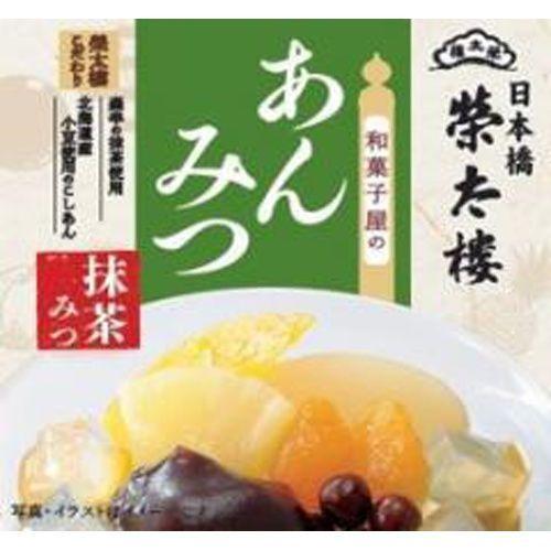 榮太樓 和菓子のあんみつ 抹茶みつ 255g×6入｜ikkomon-marche