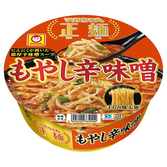 マルちゃん正麺 東洋水産 マルちゃん 正麺カップ もやし辛味噌 12個