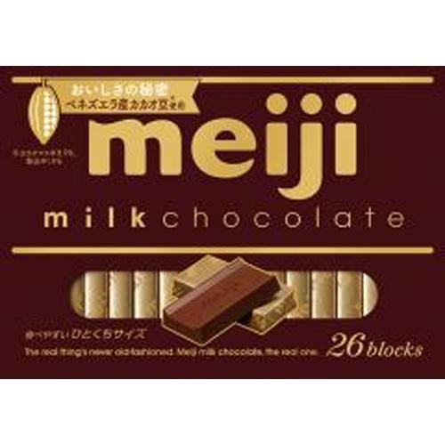明治（meiji） ミルクチョコレートBOX 26枚×6個 : お菓子と食品の