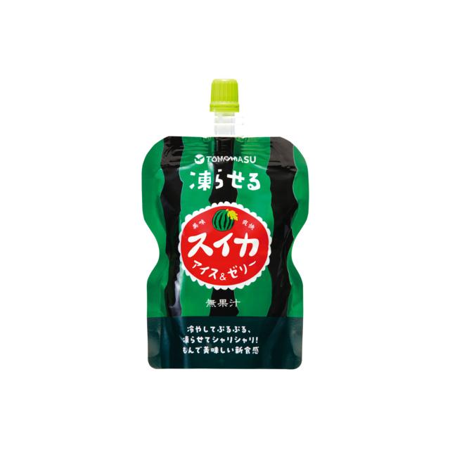 友桝飲料 友桝 果実アイス＆ゼリー スイカ 130g×6本 : お菓子と食品の