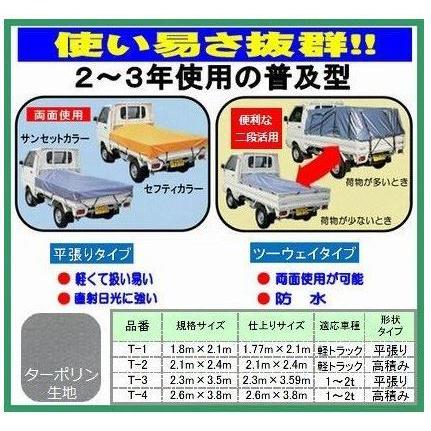 ユタカ T-1 トラックシート ターポリン 1号 180X210cm｜ikkyuu｜03